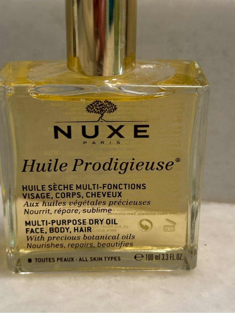 NUXE Huile Prodigieuse Multi-Purpose Dry Oil — Gold Bottle